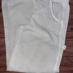 Garage Beige Cotton Pants